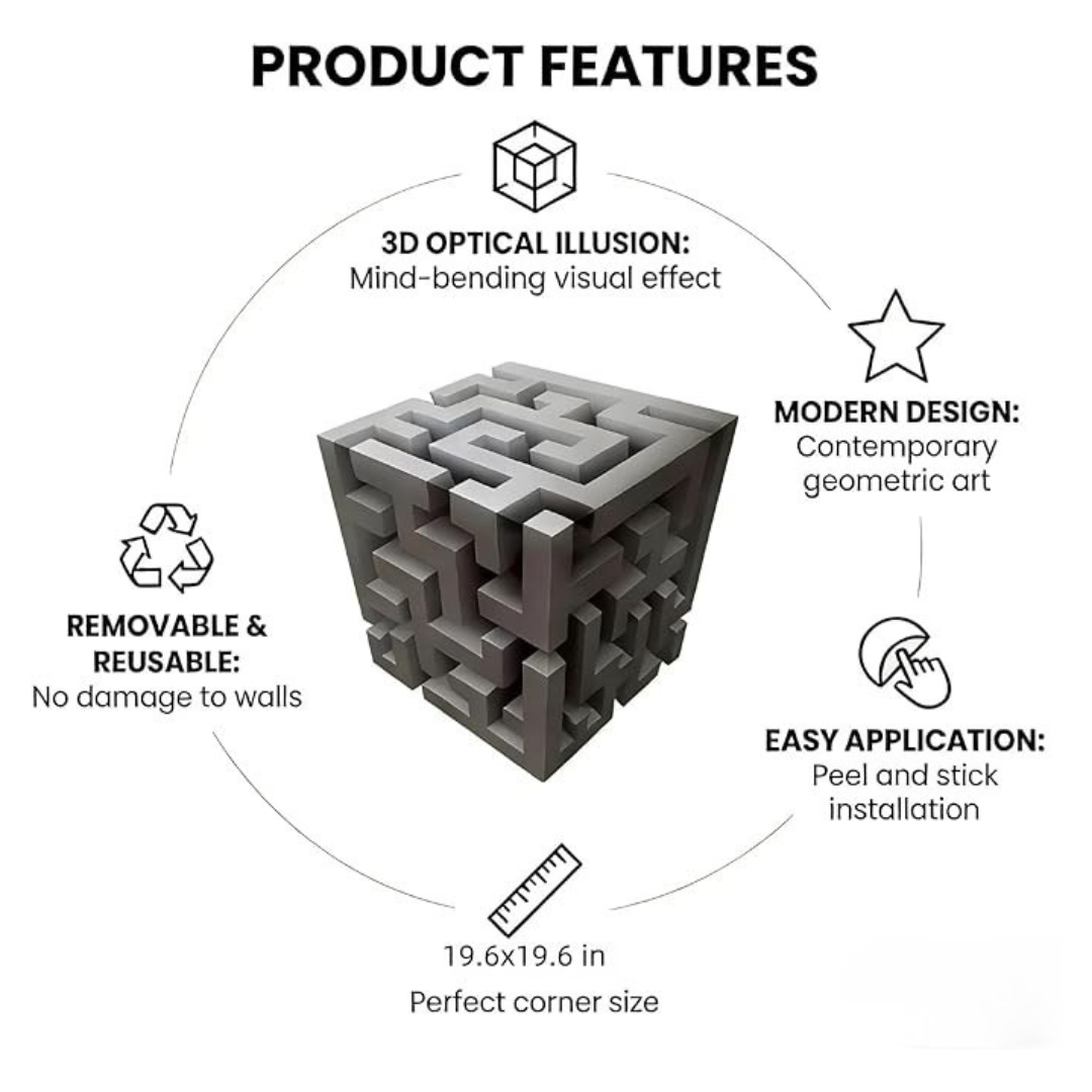 Impossible Corners 3D Illusion Art™