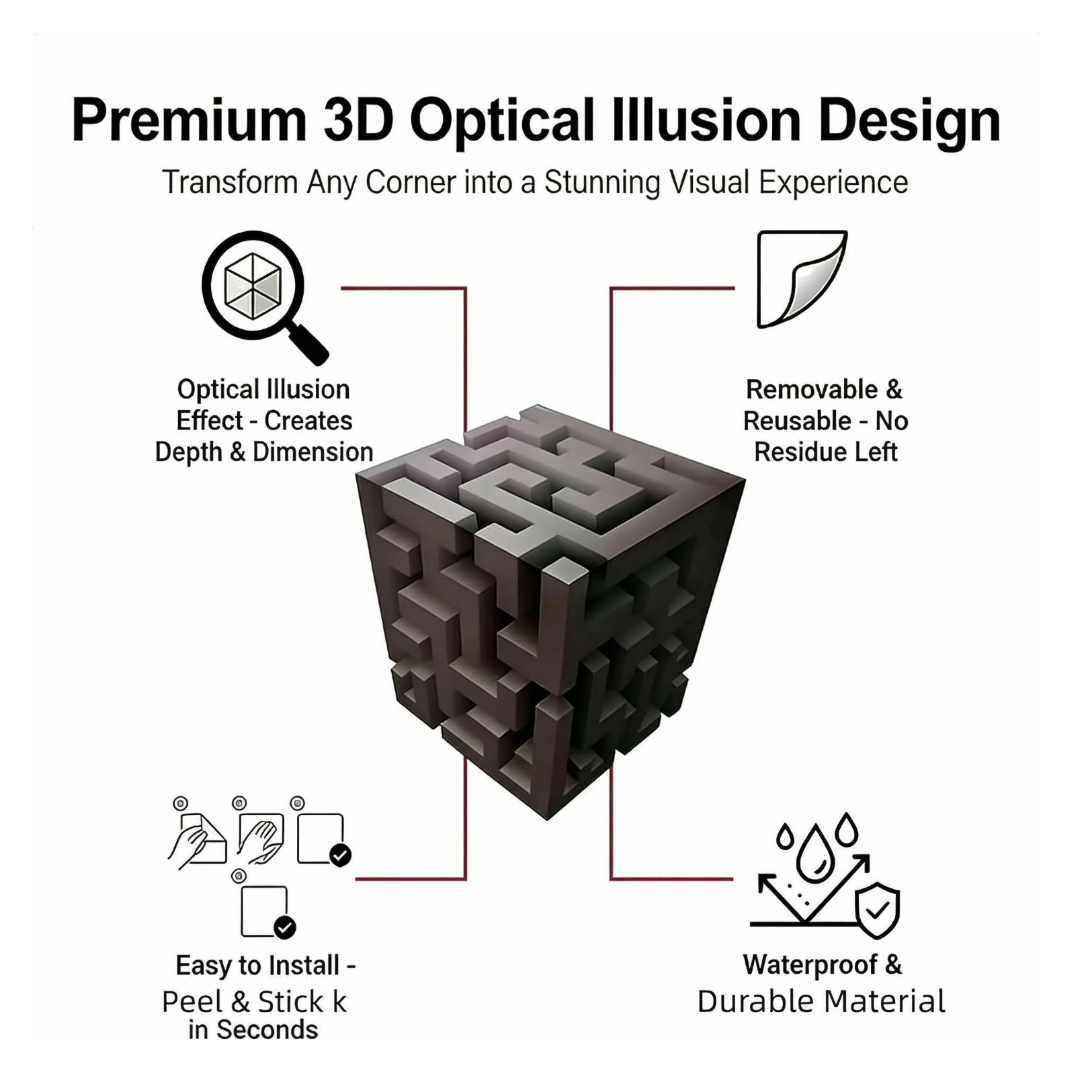 Impossible Corners 3D Illusion Art™