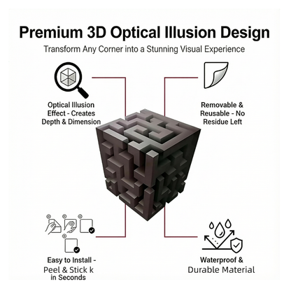 Impossible Corners 3D Illusion Art™